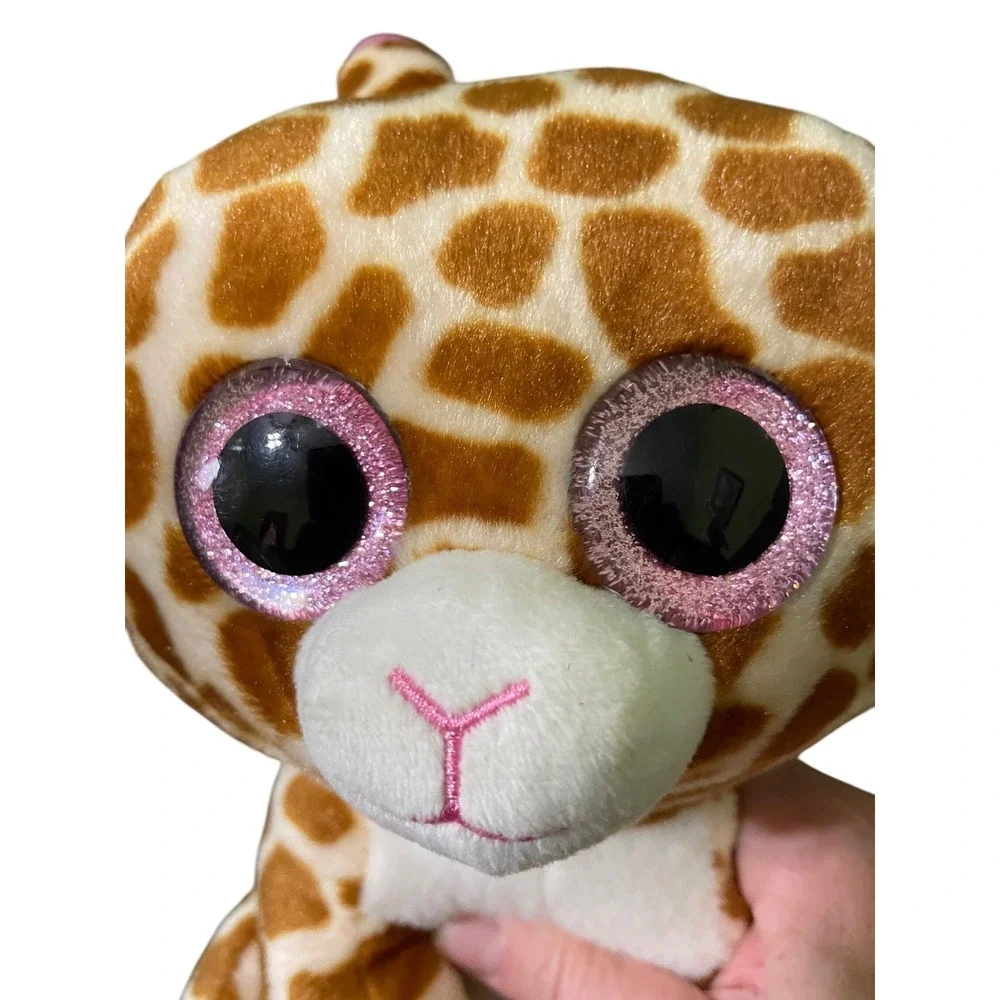 Toy Factory Scent Sations Giraffe Plush Stuffed Animal Sparkly‎ Eyes Pink Ears